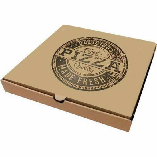 Κουτιά Πίτσας Μικροβέλε Delicius Made 26X26Χ4.2cm (100τμχ)
